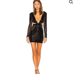 Michael Costello x revolve Elise minidress